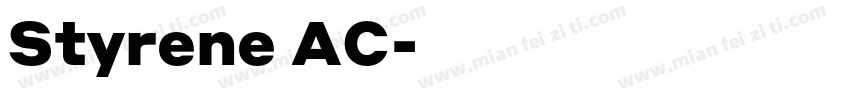 Styrene AC字体转换